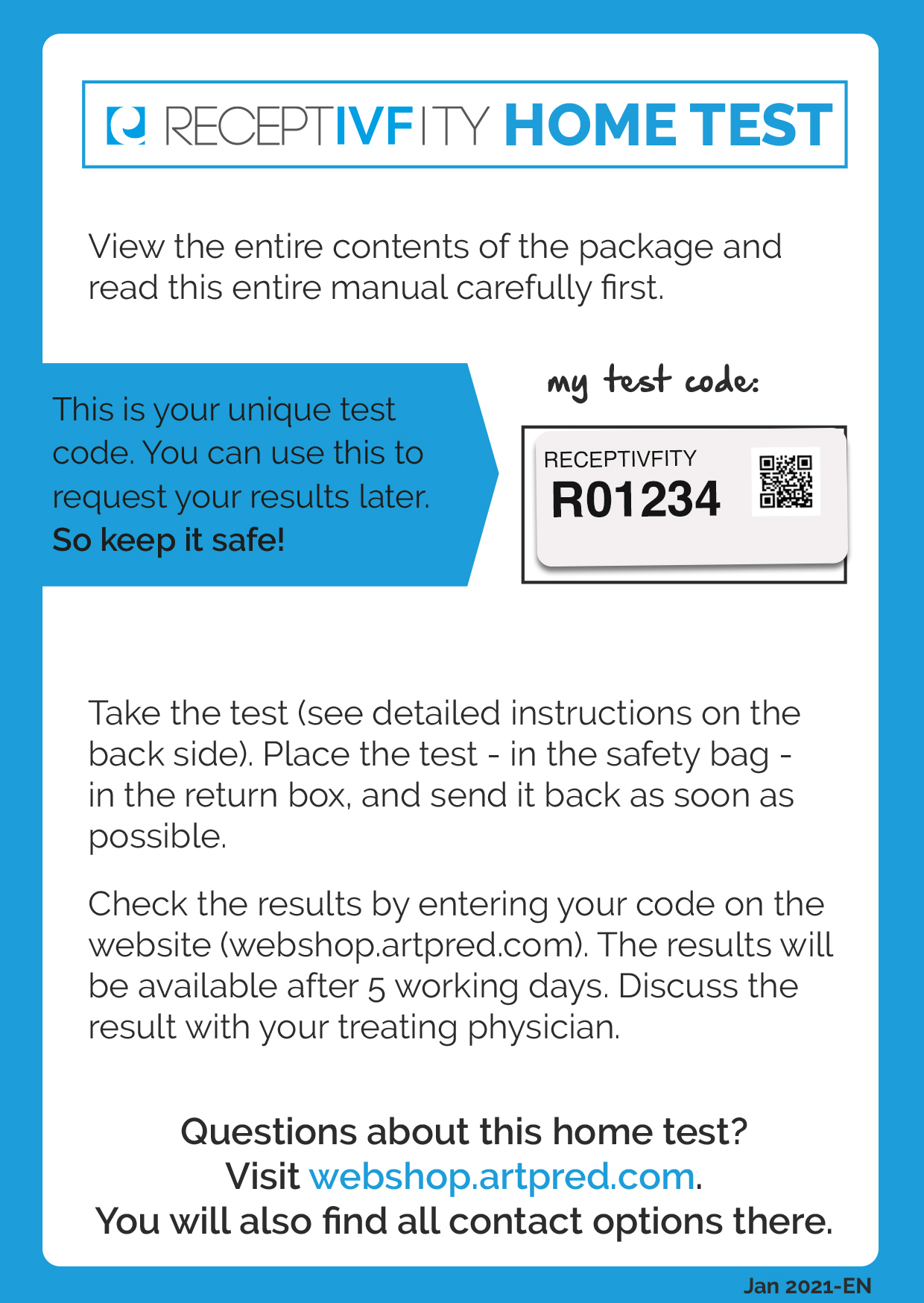 leaflet home test